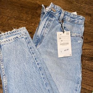 Zara mom jeans